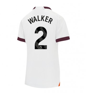Maillot de foot Manchester City Kyle Walker #2 Extérieur Femmes 2023-24 Manches Courte